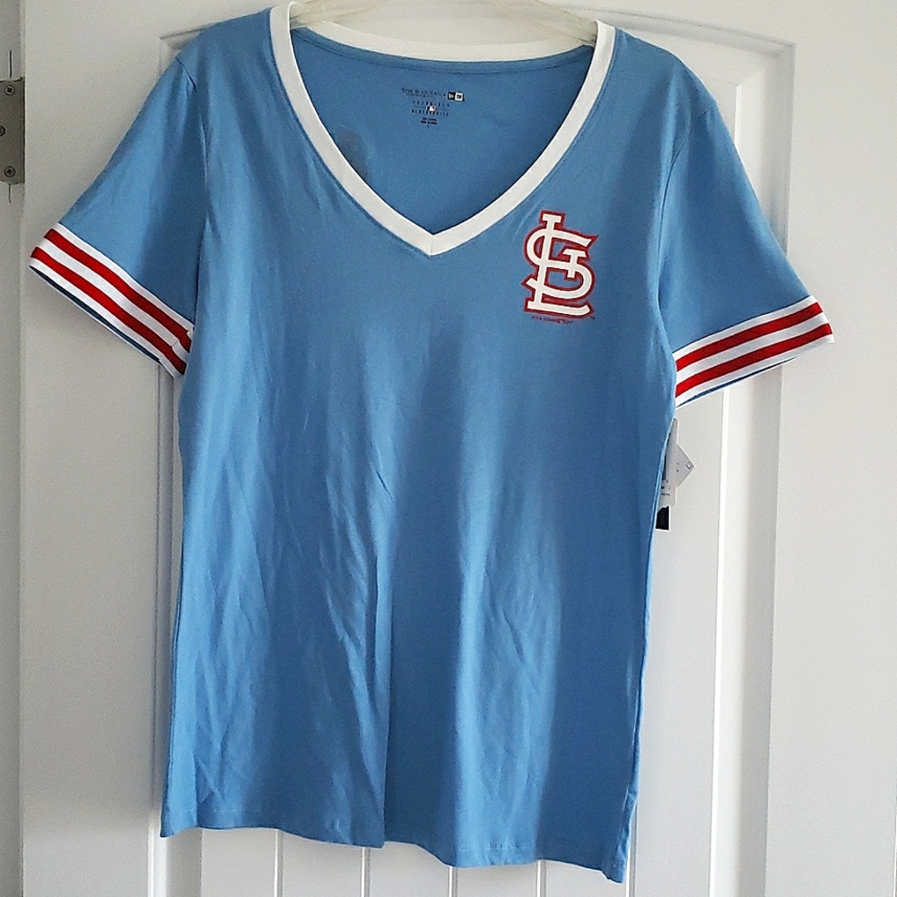 Saint Louis Cardinals Womens Baseball Tee Shirt